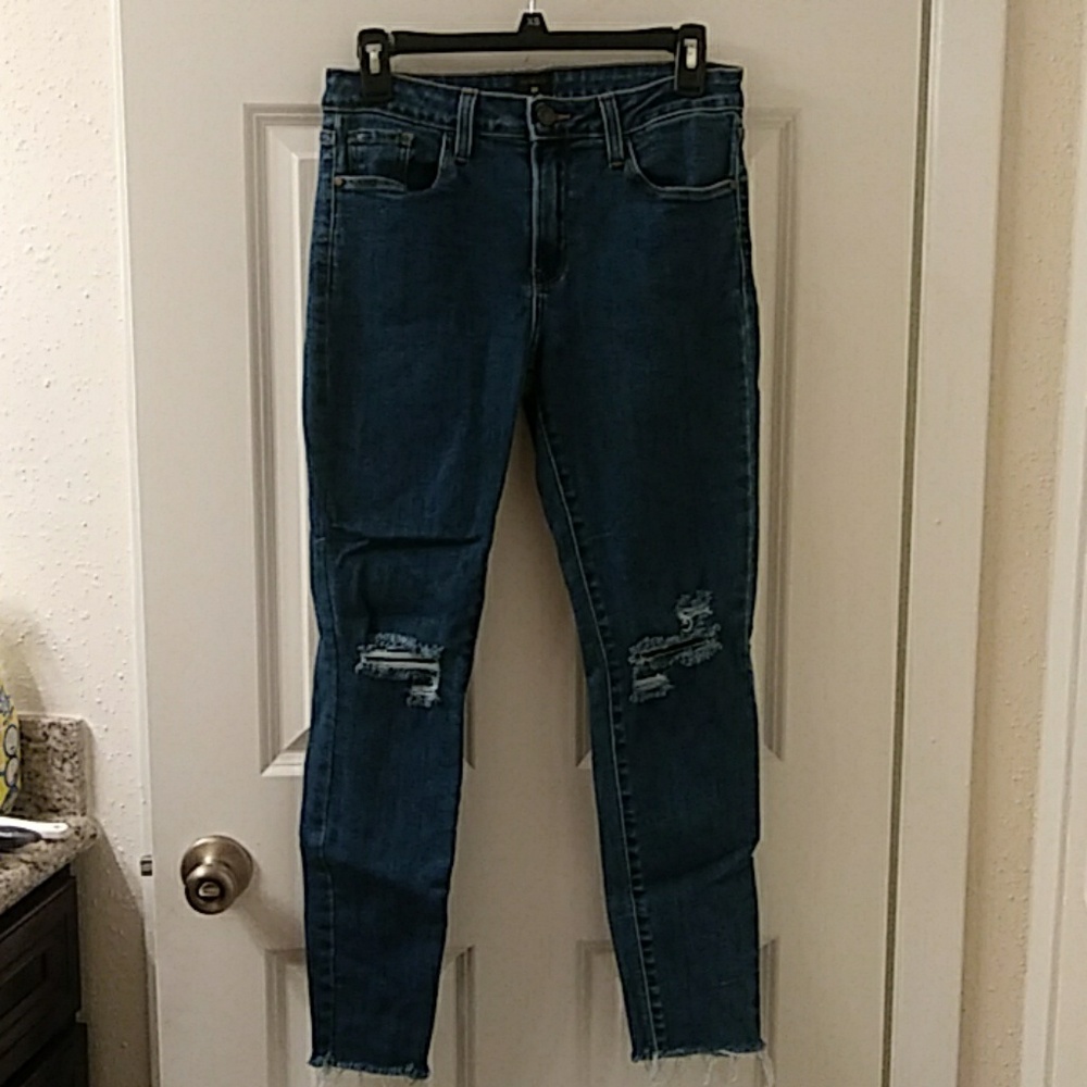 Dark denim Hi-rise skinnies